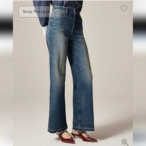 J. Crew Petite Trouser Jeans In Kate Wash